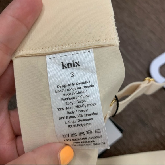 Knix Womens dune wingwoman contour wire free 3 hook bra 3 - Picture 5 of 8